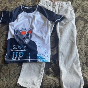 Boys shirt & pants outfit Gymboree